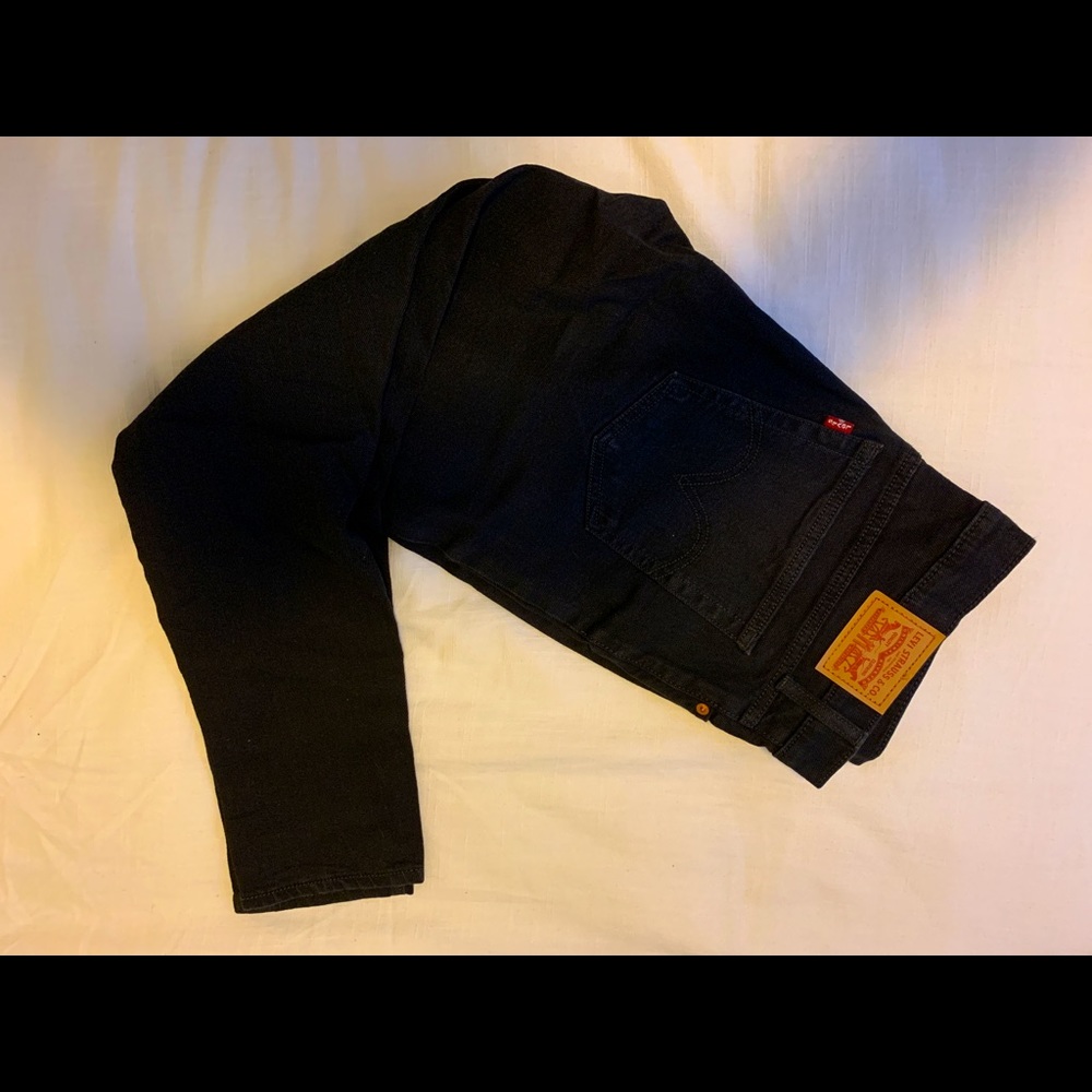 Levis jeans - Wedgie Skinny Black Denim